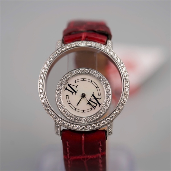 Đồng hồ Chopard nâu đỏ (1234955 4178) kim độ sz36 (HC) KG+