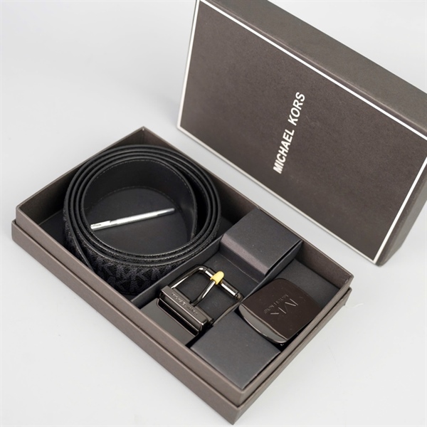 Thắt lưng Michael Kors đen dài 119cm bản 3.5cm +