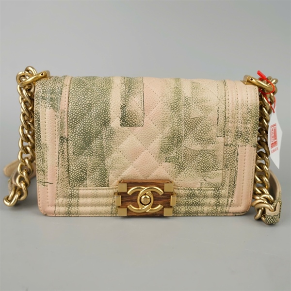 Túi Chanel Boy nude ombre (23601576) sz20 (BMC) KG+