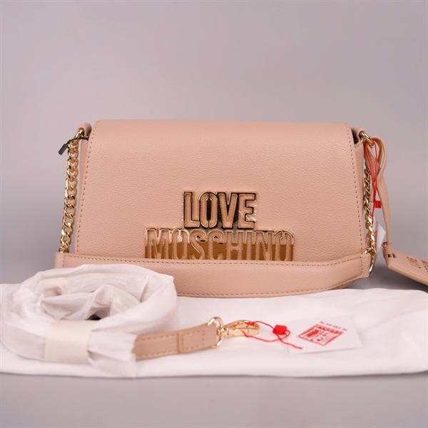 Túi Moschino nude sz25 +