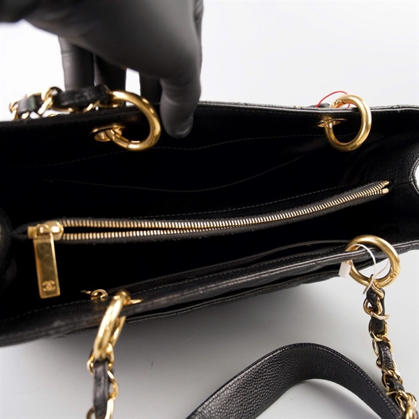 Túi Chanel Tote GST đen (19282740) sz33 (LTB) KG+