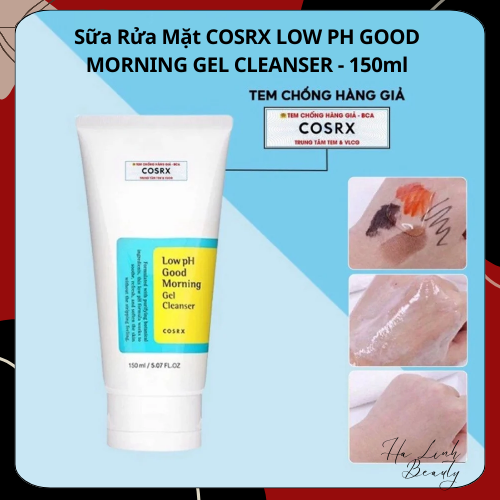 Sữa Rửa Mặt Giảm Mụn Cosrx Low pH Good Morning Gel Cleanser 150ml