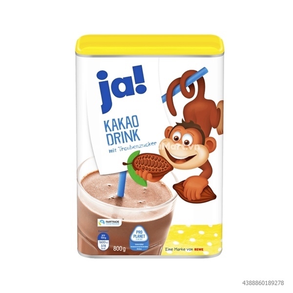 Bột cacao Ja- Đức - trên 1 tuổi trở lên