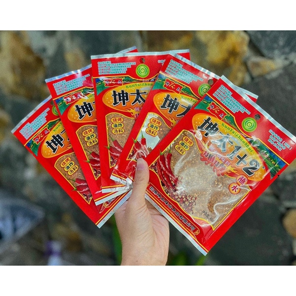 Bột Ớt Trung 1+2 Gói 40G - Chuẩn vị, gọn nhẹ dễ dùng