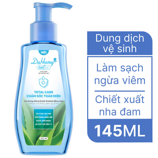 Dạ Hương Daily fresh total care Xanh Dương 145ml