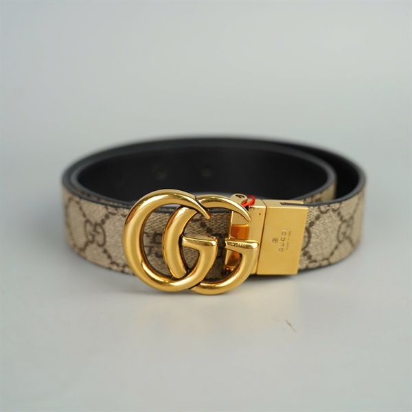 Thắt lưng GG xám in chữ dài 35cm bản 3cm KG+