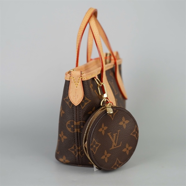 Túi LV Handle hoa nâu kèm ví sz17 KG+