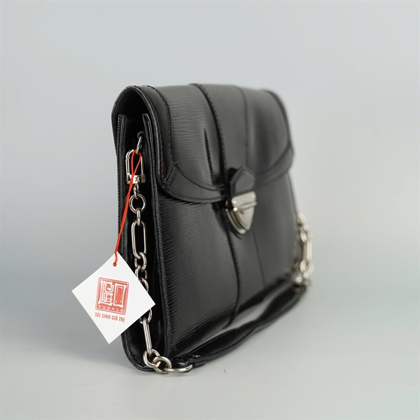 Túi LV kẹp nách đen sz31 KG+