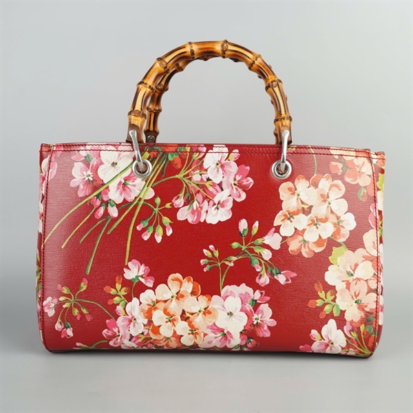 Túi GG Bamboo đỏ họa tiết sz34 (BMC) +