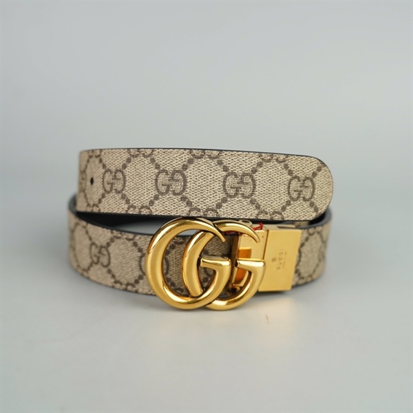 Thắt lưng GG xám in chữ dài 35cm bản 3cm KG+