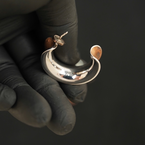 Bông tai Hermes chữ C KG+