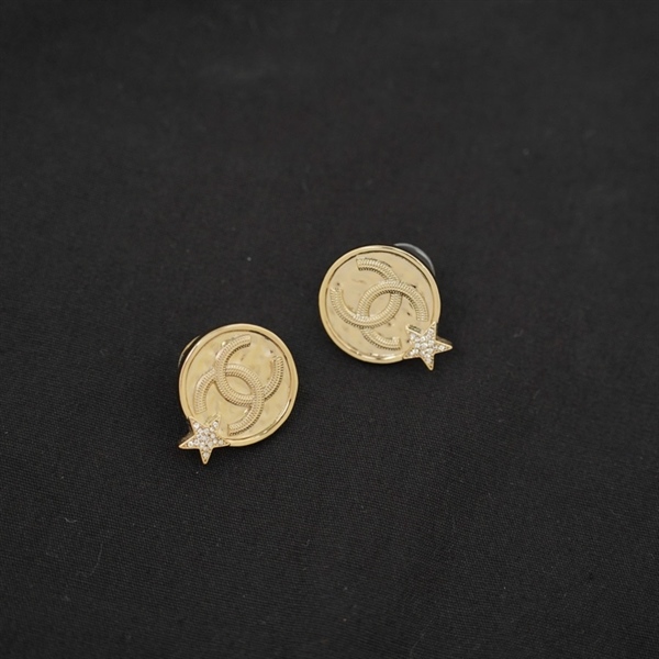 Bông tai Chanel bạc KG+