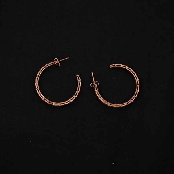 Bông tai Bvlgari hồng KG+