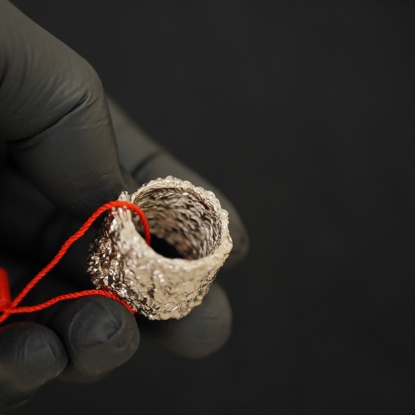 Nhẫn Balenciaga bạc KG+