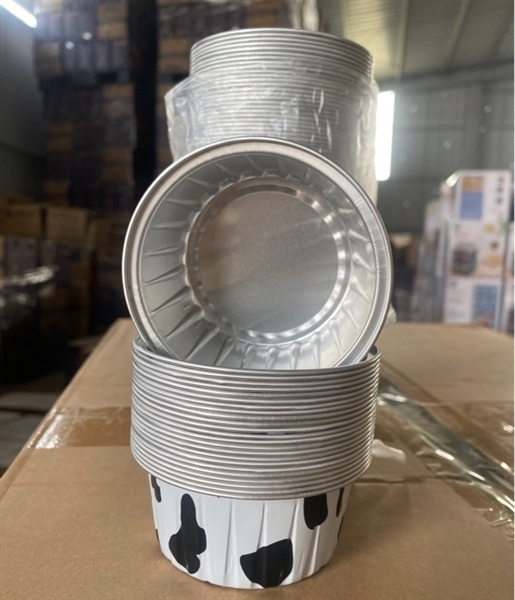 Thùng 2000 Chén Nướng Giấy Bạc Hình Bò Sữa ( Thùng )