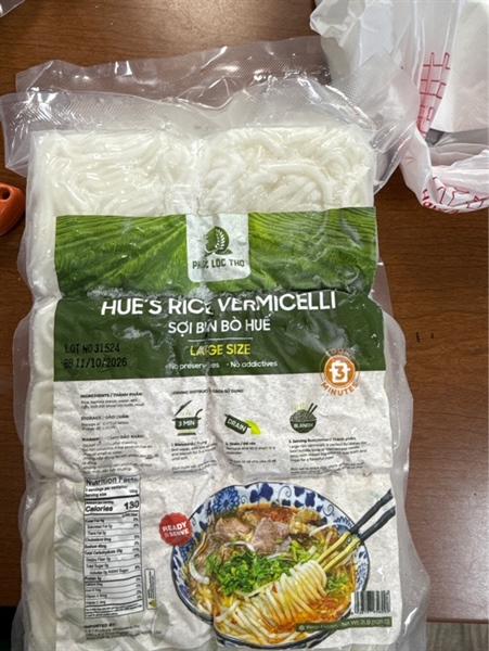 Sợi Bún Bò Huế Tươi Phước Lộc Thọ