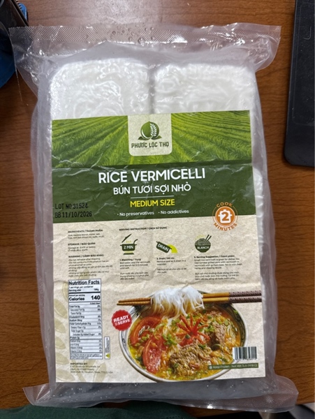 Bún Tươi Sợi Nhỏ