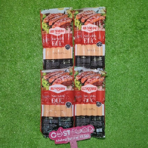 Xúc xích đức LCF 10 cây gói 500g