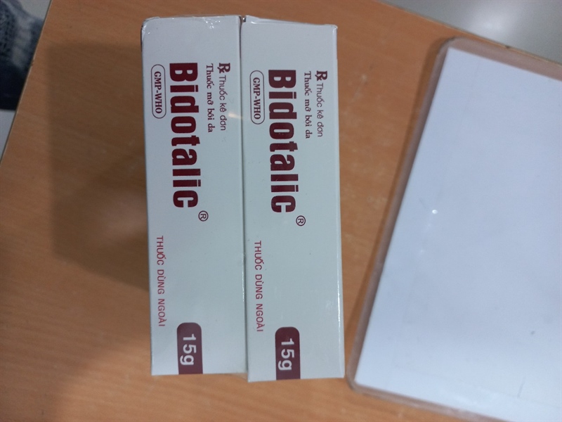 Thuốc mỡ bôi da Bidotalic 15g - Bidopharma USA/CN Long An VN 2