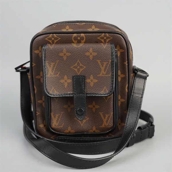Túi LV đeo chéo hoa nâu sz15 (BQ) KG+
