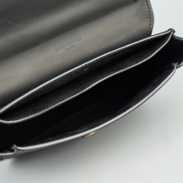 Túi YSL đen sz18 (BQ) KG+