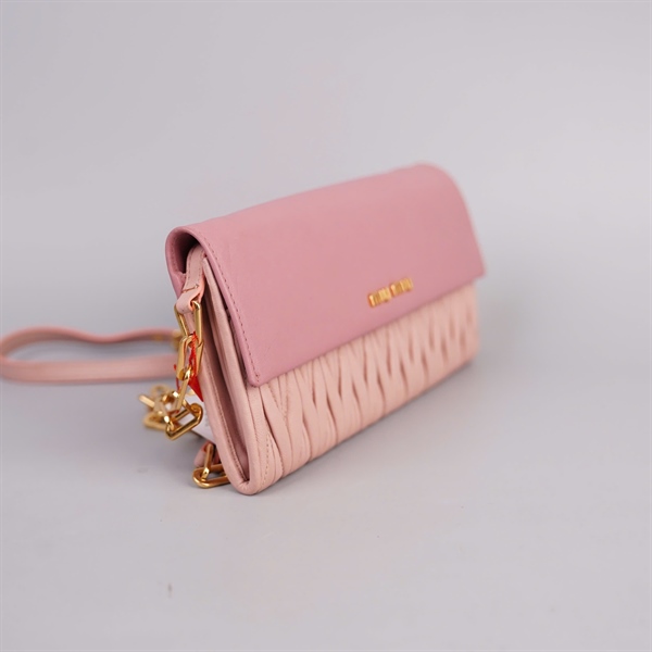 Túi Miu Miu hồng sz21 (BQ) KG+