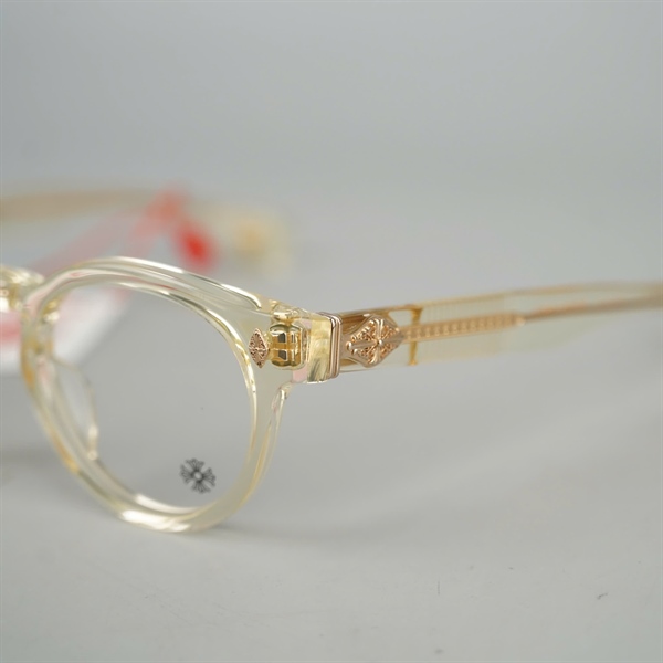 Kính Chrome Hearts vàng PETER ARNELL PA (48-25-140) KG+