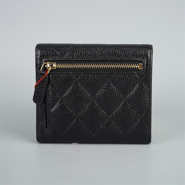 Ví Chanel đen gập 3 (T6CCU6C) +