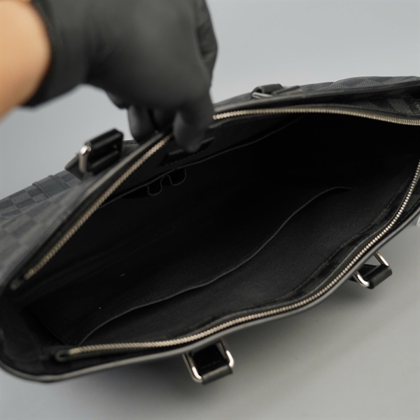 Túi LV Tote ô vuông đen sz34 (A-T) KG+