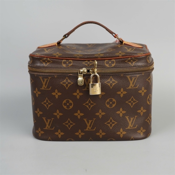 Túi LV Nice hoa nâu kèm ổ ko chìa sz23 (A-T) KG+