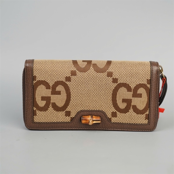 Ví GG dài nâu khóa trúc (BQ) KG+