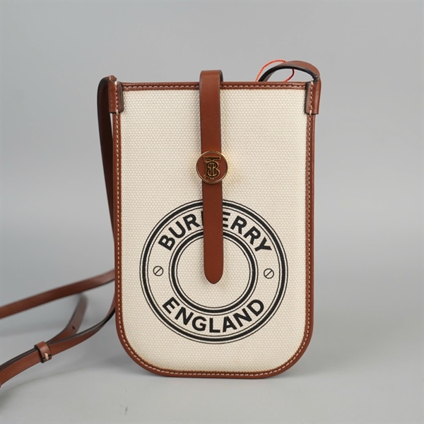 Túi BBR phone trắng viền nâu sz12 (BQ) KG+