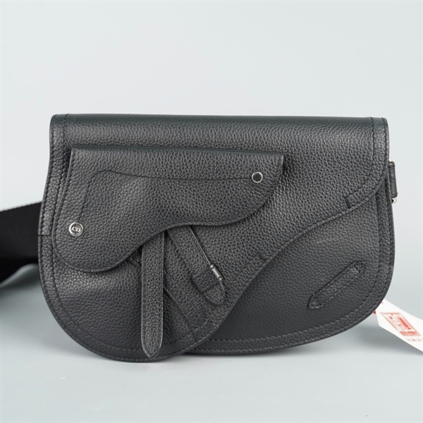 Túi Dior Saddle đen (07-BO-0159) sz22 (BQ) KG+