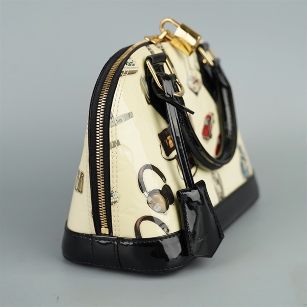 Túi LV Alma vàng in hình sz23 (BQ) KG+