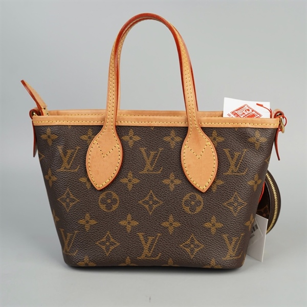 Túi LV Handle hoa nâu kèm ví sz16 (BQ) KG+