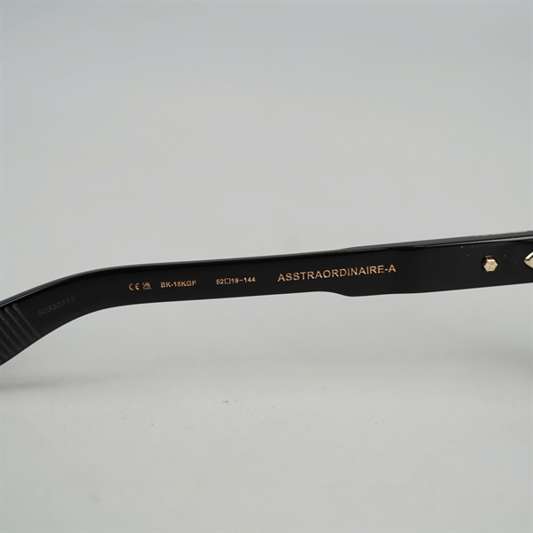 Kính Chrome Hearts đen ASSTRAORDINAIRE-A BK-18KGP (52-19-144) KG+