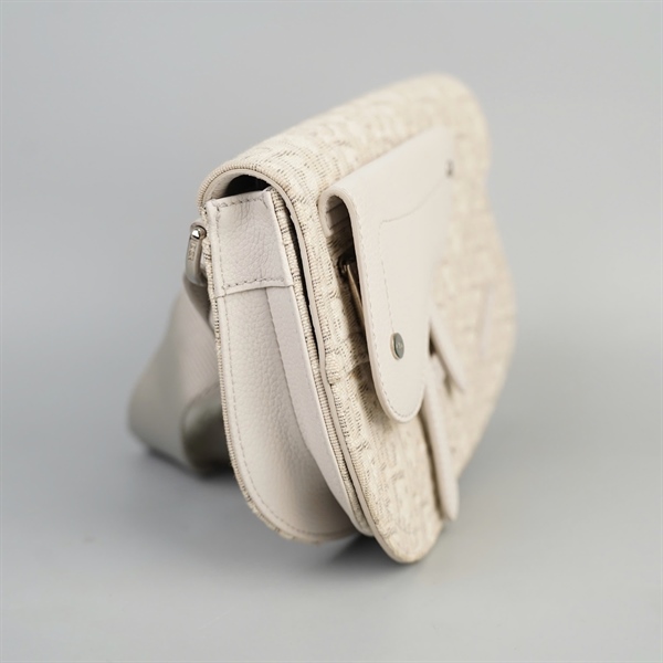 Túi Dior Saddle màu trắng (16-BO-0242) sz23 (BQ) KG+