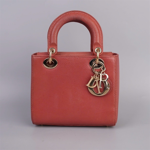 Túi Dior Lady hồng đất szS (A-T) KG+