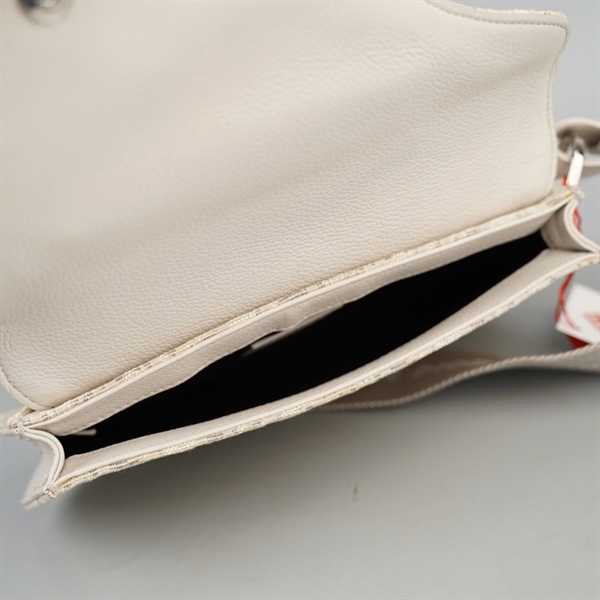 Túi Dior Saddle màu trắng (16-BO-0242) sz23 (BQ) KG+