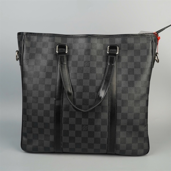 Túi LV Tote ô vuông đen sz34 (A-T) KG+