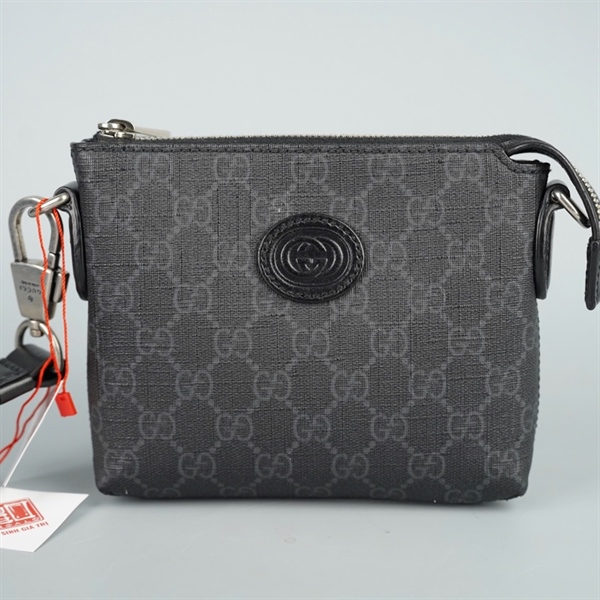 Túi GG đen 2 strap sz 17 (BQ) KG+