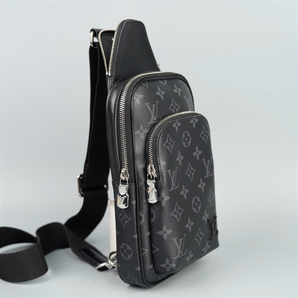 Túi LV đeo chéo hoa đen sz15 (BQ) KG+