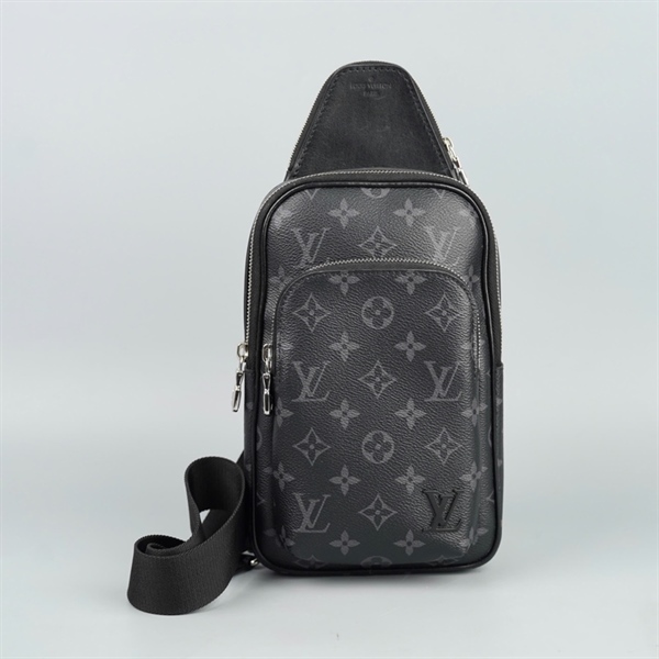 Túi LV đeo chéo hoa đen sz15 (BQ) KG+