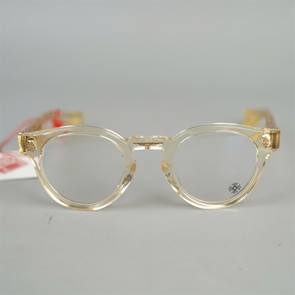 Kính Chrome Hearts vàng PETER ARNELL PA (48-25-140) KG+