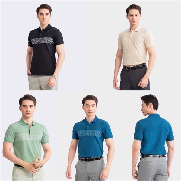 Áo polo Aristino slimfit cotton Aristino APS064S3 dệt lascot