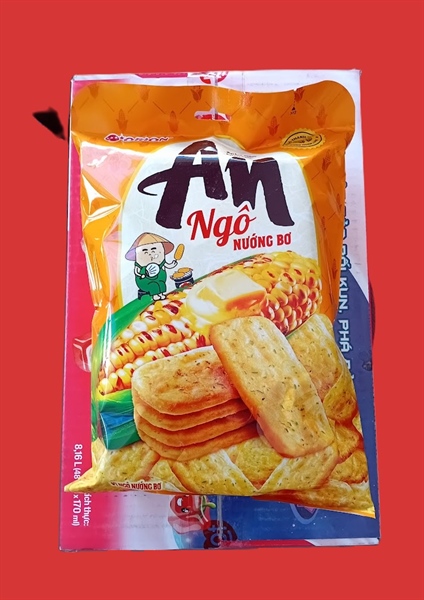 Bánh gạo An ngô nướng bơ 120g 16 gói