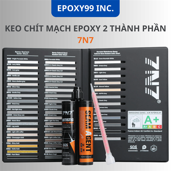 KEO CHÍT MẠCH CHỐNG THẤM AB 2 THÀNH PHẦN 7N7 400ML - CÔNG NGHỆ ĐỨC BỀN MÀU