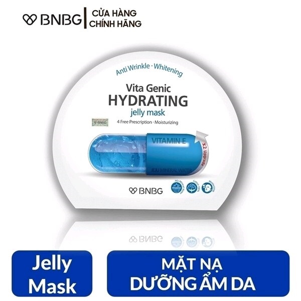 Mặt nạ BNBG Vita genic hydrating--hộp màu xanh dương bản vuông