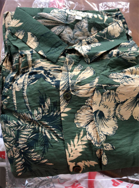 Bộ quần áo đi biển vãi đũi sơ mi + quần short