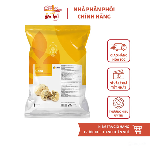 Cona - Bột trộn sẵn bánh mì Hàn Quốc 1Kg